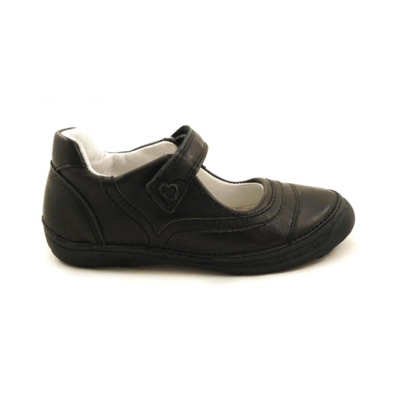 Bőr balerina cipő, fekete. D.D.STEP 046-978d black. 31