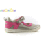 Bőr balerina cipő, ezüstszínű-pink. D.D.STEP 036-655b grey. 36