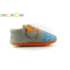 Bőr puhatalpú gyerekcipő, szürke-kék. D.D.STEP K1596-560 grey. S