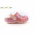Gyerekpapucs, csillogó rózsaszín. COQUI 8701 Little Frog Glitter candy pink. 20-21