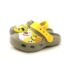Gyerekpapucs, szürke-sárga. COQUI 9382 Maxi TT&F grey-yellow. 21-22