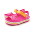 Gyerekszandál, pink-sárga. CROCS Crocband Sandal K pink-cantal.. C10