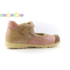 Supinált bőr balerina cipő, arany-rózsaszín. SZAMOS 3243-50759. 30