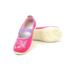 Vászon balerina cipő, rózsaszínű. RENBUT 33-414 amarant lam. fiolet. 31